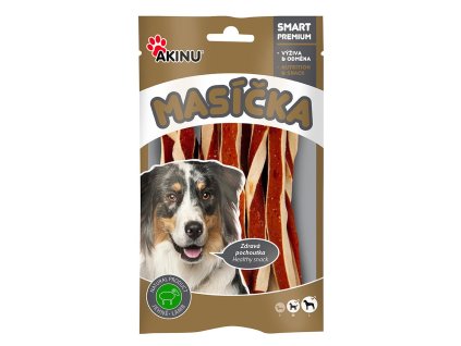 Akinu MASÍČKA Jehněčí twister pamlsek pro psy 75 g