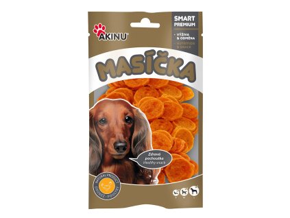 Akinu MASÍČKA Kuřecí chipsy pamlsek pro psy 75 g