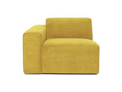 Modul pohovky StingLevý roh, manšestrový, žlutý