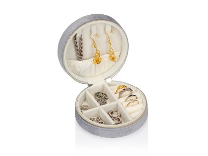 Cestovní šperkovnice kulatá TOUCH OF BEAUTY