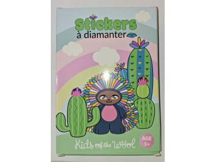 Sada nálepek kaktusu  Stickers á diamanter