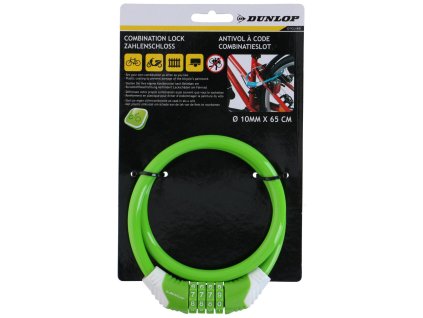 Lankový zámek na kolo s nastavitelným 4-místným kódem Dunlop