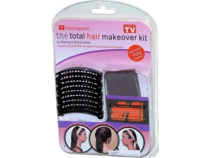 Čelenka a spona do vlasů Hairagami - Total hair makeover kit