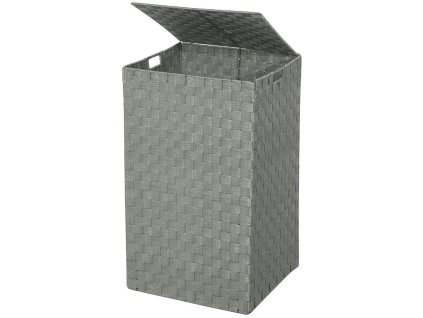 Kosz na pranie Aster szary 38x38x64 cm