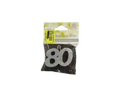 Narozeninová třpitivá čislice -  80 let