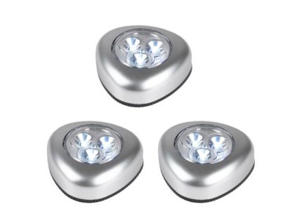 Sada nástěnných LED světel 3 ks