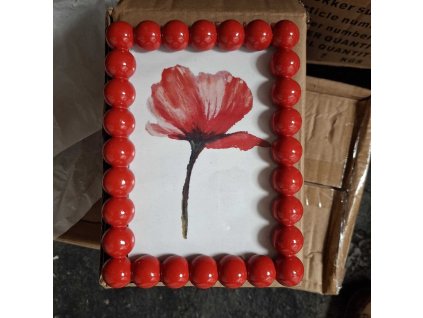 Blokker fotolijst Bobbins – 10×15cm – rood