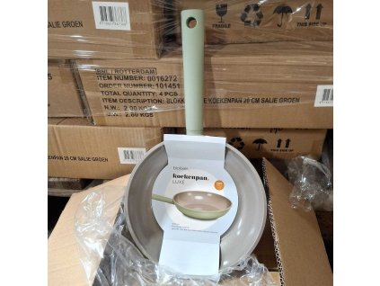 Blokker Luxe koekenpan dia20cm – salie groen