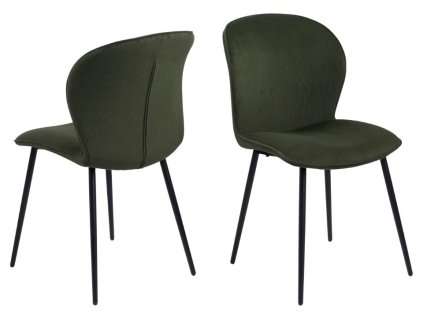 Jídelní židle Evelyn olivově zelená 1ks