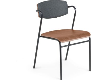 Tmavě šedá jídelní židle LaForma Casper