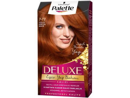 Schwarzkopf Palette Deluxe barva na vlasy 7-77 Intenzivní zářivě měděný 562 115 ml