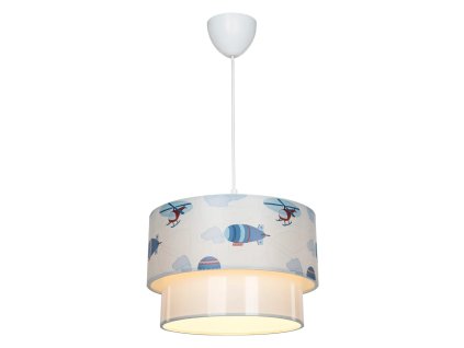 Bílo-modré dětské svítidlo – Squid Lighting