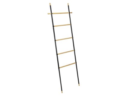 Černý/přírodní kovový dekorativní žebřík Loft – Wenko