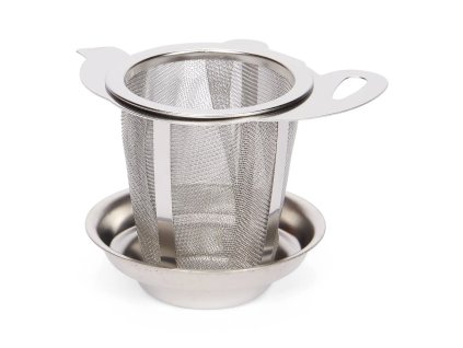 Blokker theefilter – RVS – 8×16,5×25cm – zilverkleurig