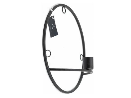 Homebound by Kolony – Wandkandelaar – 21×7cm – zwart