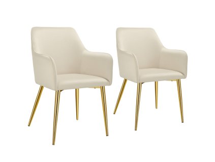 Křeslo Avane béžová Sada 2 kusů