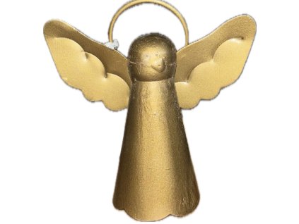 Zvonek anděl zlatý