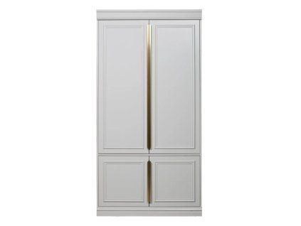 Šatní skříň Organize světle šedá