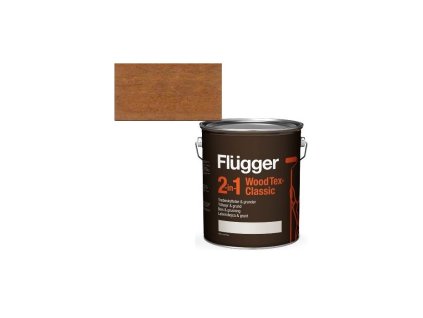 Flügger Wood Tex Classic 2v1 (dříve Flügger 2v1 Classic) - lazurovací lak - 0,75L - odstín U - 415 Týk