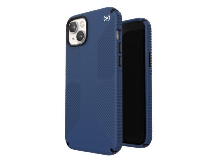 Speck Presidio2 Grip MagSafe - protiskluzové pouzdro pro iPhone 14 Plus barva Modrá