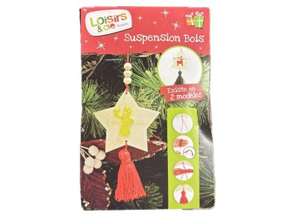 Loisirs & Cie - kreativní sada pro výrobu dřevěný vánoční ozdoby