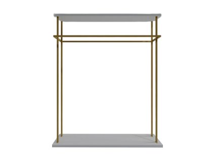 Stojan na oblečení Wuppertal bílý