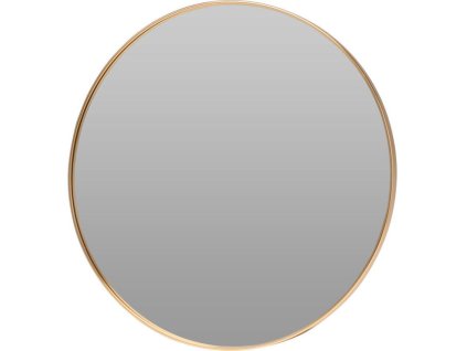 Kulaté zrcadlo, zlaté Ø 40 cm