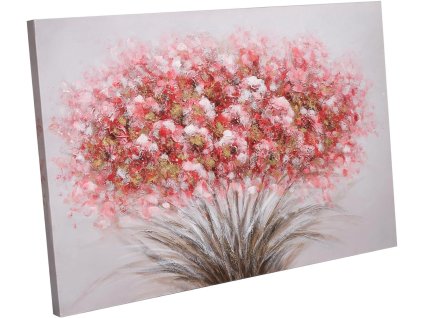 3D Obraz na plátně 'Růžové květiny' - 60 x 90 cm