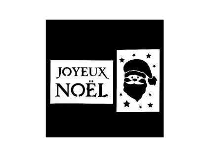 Vánoční šablona x 2 - 21x30cm