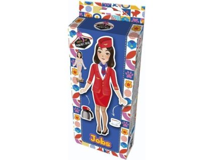 Oblékací panenka s magnetickými částmi