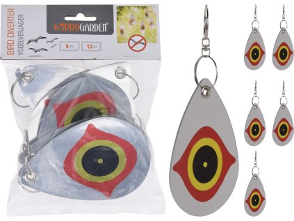 SADA 5 KOVOVÝCH PLAŠIČŮ PTÁKŮ 13X19CM