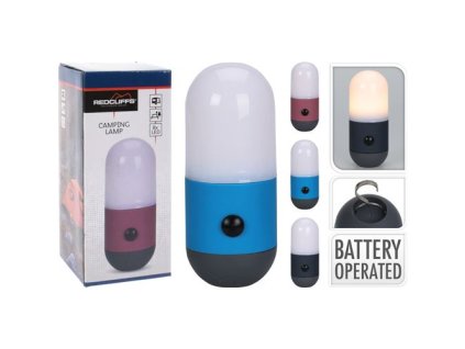 SVÍTILNA / LAMPA KEMPINGOVÁ 2V1 LED ČERVENÁ REDCLIFFS