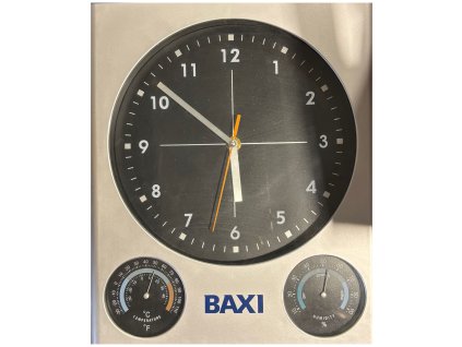BAXI - Nástěnné hodiny s vlhkoměrem a teploměrem