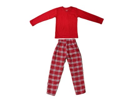 CLEVÉ - Dětské červené pyžamo