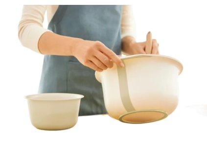 Velká mísa s malou plastová + kruhový nástavec