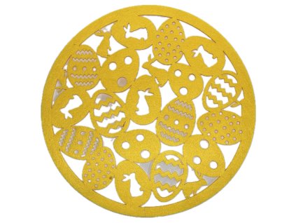 Plstěné prostírání TORO 33cm Velikonoce