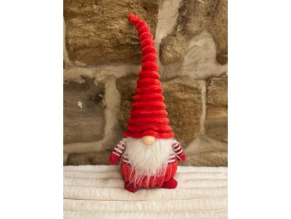 skřítek červený kulatý