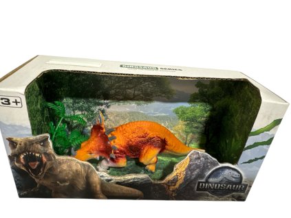 Dinosaurus oranžovo-vínový