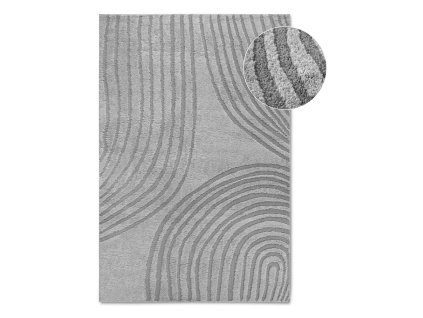 Koberec Pigment Light Grey šedý 200 x 280 cm