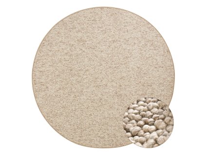 Koberec Wolly světle hnědý 200 cm