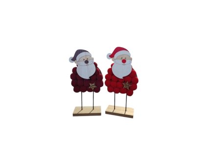 Vánoční dekorace Santa Claus 20 cm