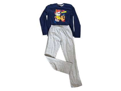 Chlapecké pyžamo Tlapková patrola - modrošedé