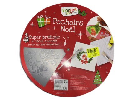 Loisirs & Cie Pochoirs Noël vánoční šablona na tvoření