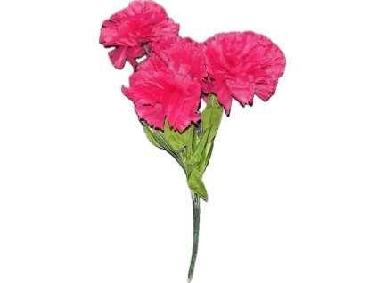 Umělá květina - 34 cm, 1 ks