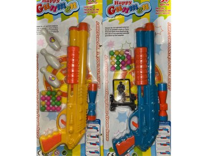 Střelecká hra s bowlingovými kuželkami a kuličkami, MIX