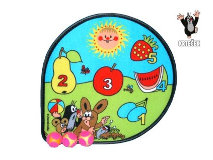 Krteček terč - suchý zip Letní radovánky