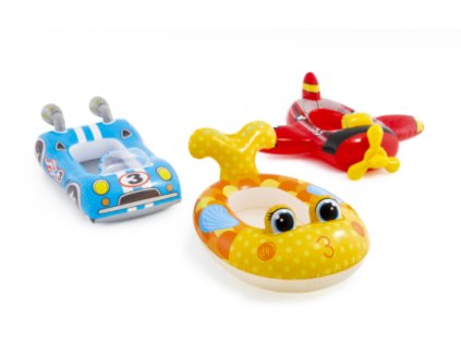 Nafukovací člun dětský veselý vzor Intex 59380, 3 druhy