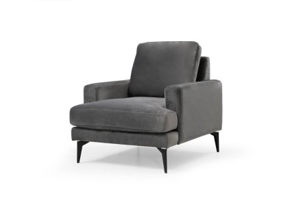 Křeslo PAPIRA - antracitová