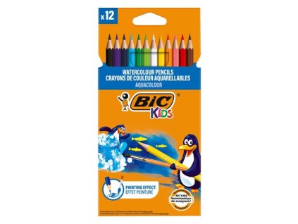 Akvarelové tužky BIC