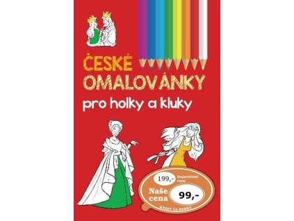 České omalovánky pro holky a kluky